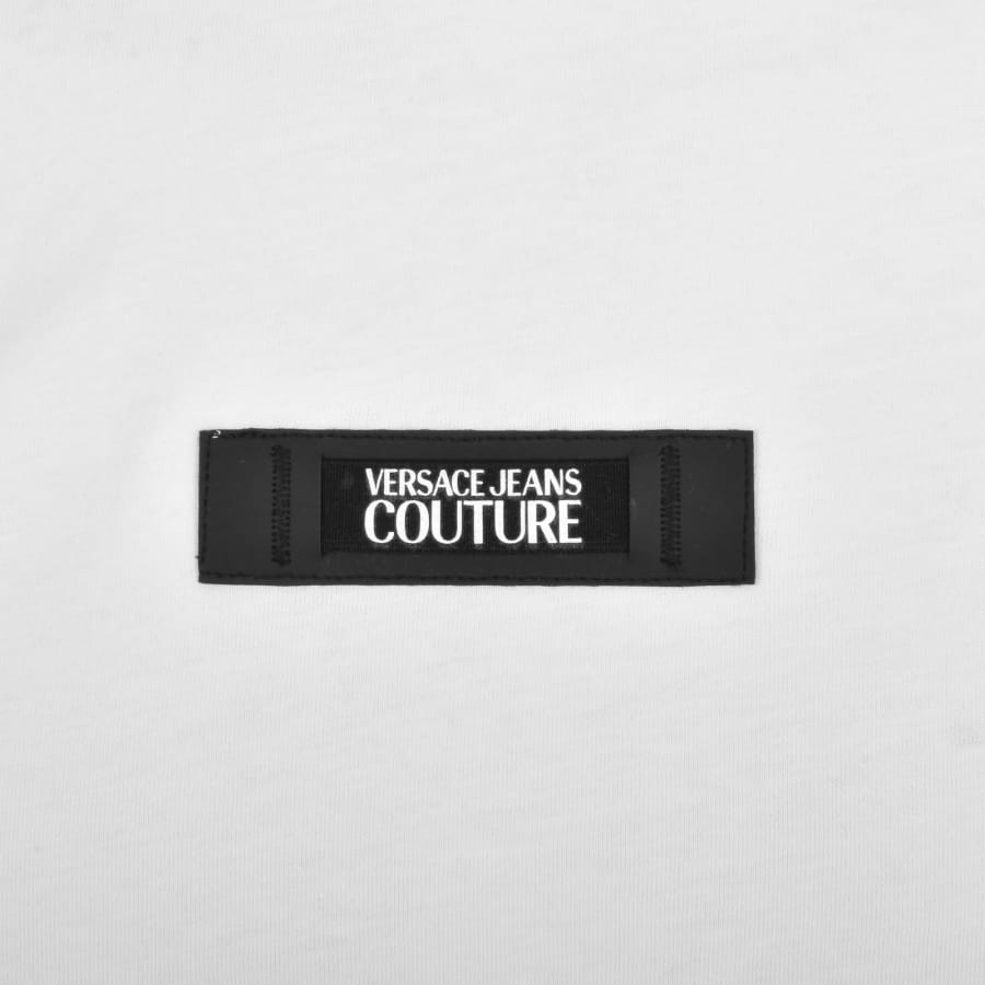Versace Jeans Couture Logo Patch T Shirt White | Mainline